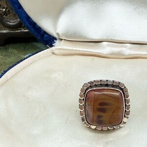 Vintage Stone Silver Ring